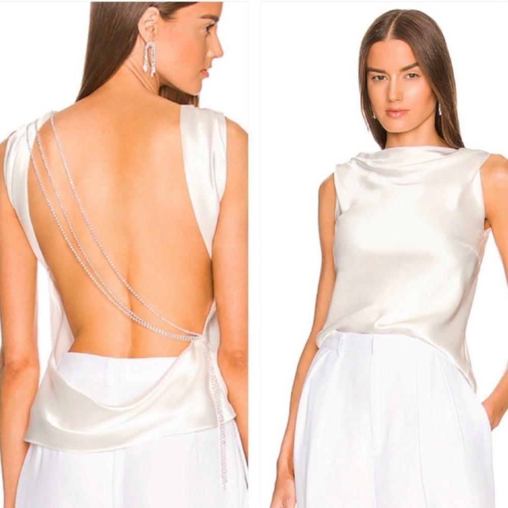 The Bar White Asher Top